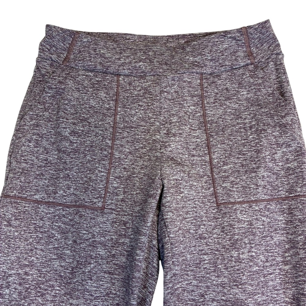 Athleta Girl Softluxe Jogger Pants Heathered Burgundy‎ Pockets XL 14